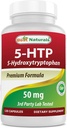 Best Naturals 5-HTP 50 mg 120 Capsules, 5 HTP Capsules Supports Relaxation & restful Sleep