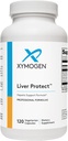 XYMOGEN Liver Protect - Supports Liver Health + Glutathione Production - Milk Thistle Extract, ALA Alpha-Lipoic Acid, N-Acetyl-L-Cysteine, Selenium L-Selenomethionine (120 Capsules)