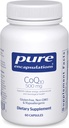 Pure Encapsulations CoQ10 500 mg | Coenzyme Q10 Supplement for Energy, Antioxidants, Brain and Cellular Health, Cognition, and Cardiovascular Support* | 60 Capsules