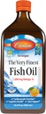 Carlson - The Very Finest Fish Oil, 1600 mg Omega-3s, Liquid Fish Oil Supplement, Norwegian Fish Oil, Wild-Caught, Sustainably Sourced Fish Oil Liquid, Orange, 16.9 Fl Oz
