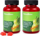 NEWELLME Sugar-Free Apple Cider Vinegar Gummies B12 Multivitamin,ACV Supplement Gummy Vitamins,Vegetarian Supplement for Women & Men,Non GMO,Support Normal Energy Levels & Gut Health 120 Gummies (120)