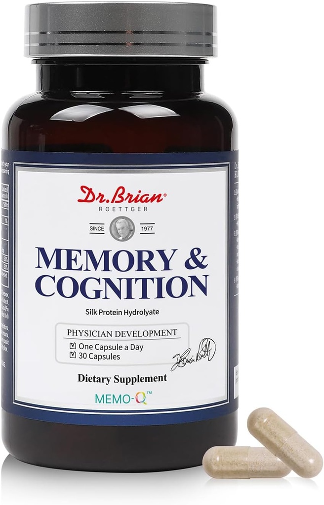 Brain Supplements for Memory and Focus - Extra Strength Nootropic Supports Concentration, Mental Clarity, Brain Health for Men & Women - 30 Capsules