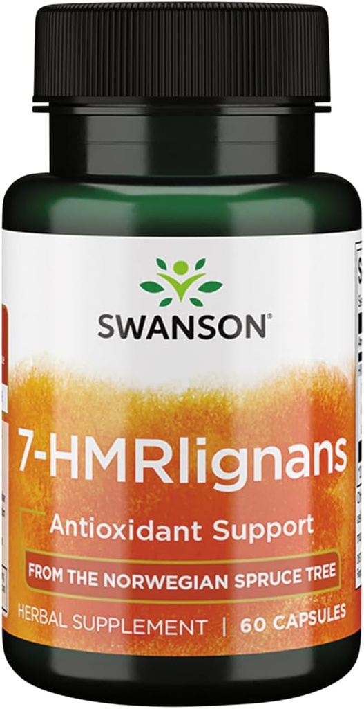 Swanson 7-Hmrlignans from Norwegian Spruce Tree 40 Milligrams 60 Capsules