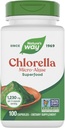 Nature's Way Chlorella Micro-Algae, Superfood, Supports Antioxidant Pathways*, 1,230 mg per 3-Capsule Serving, Vegetarian, Non-GMO Project Verified, 100 Capsules (Packaging May Vary)