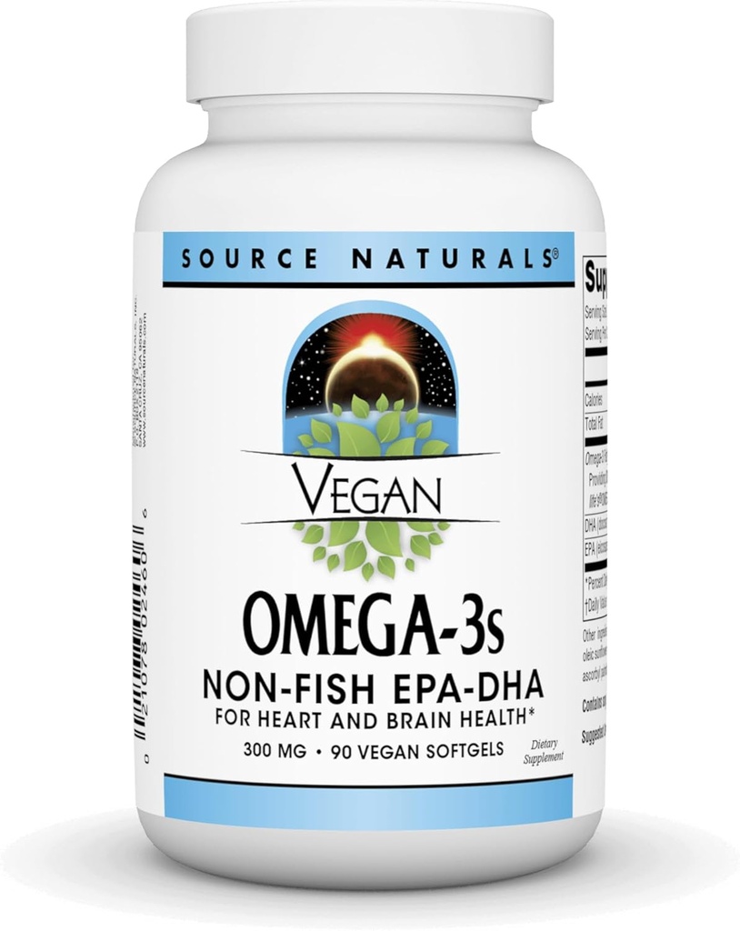 Source Naturals Vegan Omega 3s Epa-Dha* 300 mg - 90 Softfgels