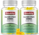 Calcium Citrate Gummies 1200 mg for Kids & Adults, Sugar Free, with Vitamin D3, K2, Magnesium, Zinc, Bone Support for Women & Elders, Natural Pineapple Flavor, 120 Gummies