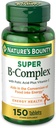 Nature's Bounty, Super B Complex with Vitamin C & Folic Acid - Immune&Energy Support - 150 Tablets,.