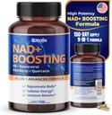 SOTALIX Supplement NAD+ Boosting All-in-1 Advanced Formula with NR, Resveratrol, Elderberry, Quercetin - Immune Booster, Overall Well-Being- USA Made & Tested (150 Count (Pack of 1))