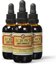 J.CROW'S® Lugol's Solution of Iodine 2% 2 oz (3 Bottles) – Premium Iodine & Potassium Iodide Liquid, Gluten &, Alcohol-Free Natural Brine Extract, No Expiration