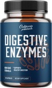 Digestive Enzyme Supplements for Gut Health - Pancreatin Digestive Enzymes for Digestion Upset Stomach Relief and Leaky Gut Repair - Pure Enzymes Digestion Supplement Women and Men