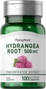 Piping Rock Hydrangea Root Capsules 500mg | 100 Count | Concentrated Extract Supplement | Non-GMO, Gluten Free