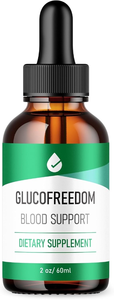 GlucoFreedom Drops - Official Formula - GlucoFreedom Liquid Drops Advanced Formula, Gluco Freedom Drops Alt Pills, GlucoFreedom Drops Reviews, Overall Wellness Maximum Strength Support USA Made (2oz)