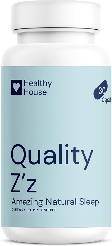 Quality Z'z: Natural Sleep Support with Melatonin, Ashwagandha, Magnesium, and More | Drug-Free, Vegan, Non-GMO.