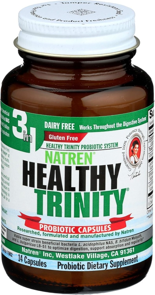 Natren Healthy Trinity Capusles, 12-Count