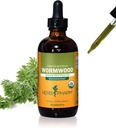 Herb Pharm Certified Organic Wormwood Liquid Extract for Digestive System Support - 4 Ounce