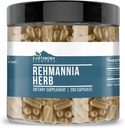 Earthborn Elements Rehmannia Herb, 200 Capsules, Pure & Undiluted, No Additives