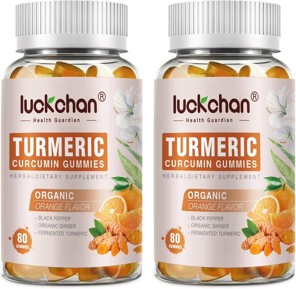 (2 Pack) Turmeric Curcumin with Black Pepper & Ginger