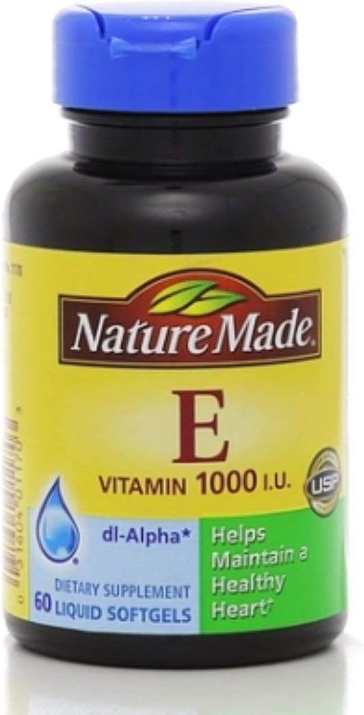 Nm Vitamin E 1000 Iu Size 60ct Pv Vitamin E 1000 Iu 60ct