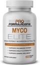 Pro Formulations MD Myco Elite – Comprehensive Mushroom Extract Blend – 60 vcaps – Superior Immune System Support - Enhanced with Reishi, Turkey Tail, Maitake and Cordyceps