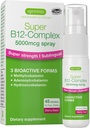 Igennus Triple Vitamin B12 Complex 5000mcg, Liquid Sublingual Spray, 45 Servings, Methylated Methylcobalamin, Adenosylcobalamin & Hydroxocobalamin, High Strength & Clean, Natural Cherry Flavor, Vegan