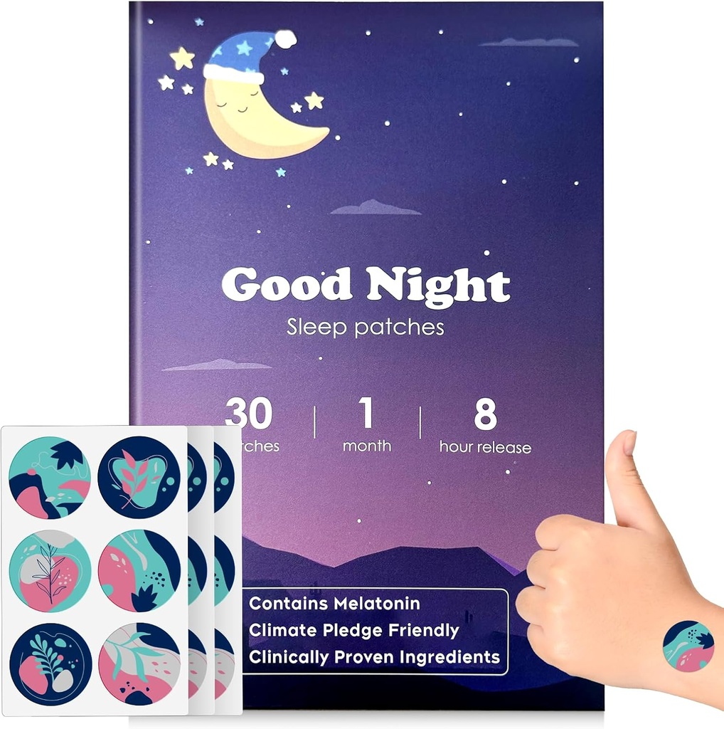 Sleep Patches, 30 Pack Upgraded Deep Sleep Patches for Adults, All Natural Deep Patch, for Men and Women, Highly Breathable And Suitable For Hot Weather，Easy to Use That Last All Night