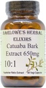 Barlowe's Herbal Elixirs Catuaba | 10:1 Extract | 650mg Per Capsule | Traditional Vitality Herb | 60 Vegan Capsules | Non-GMO, Stearate-Free, Glass Bottled