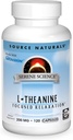 Source Naturals Serene Science L-Theanine, Made with Suntheanine, for Focused Relaxation, 200 mg - 120 Capsules