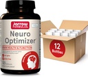 Jarrow Formulas Neuro Optimizer with 7 Neuro-Nutrient Ingredients, Dietary Supplement for Brain Health and Antioxidant Support, 120 Capsules, 30 Day Supply, Pack of 12