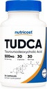 Nutricost Tudca 500mg, 30 Capsules (Tauroursodeoxycholic Acid) - Premium Quality, Gluten Free