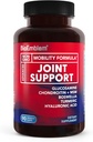 BioEmblem Joint Support - Glucosamine Chondroitin + MSM 1500 MG - with Boswellia, Turmeric & Hyaluronic Acid - Joint Health Supplement, Mobility, Flexibility, Cartilage - Non-GMO - 90 Caps