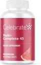 Celebrate Vitamins Multi-Complete Chewables, 45mg Iron – Daily Bariatric Multivitamin for Sleeve Gastrectomy and Gastric Bypass Surgery Patients – Essential Vitamins & Minerals - Melon (60 Tablets)