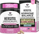 Hormone Balance for Women, PCOS, Ovarian Support, Fertility, Menstrual Cycle | Myo-Inositol & D-Chiro Inositol Supplement 40:1 Ratio With Folic Acid, B12 & Probiotics | Female Vitamins 120 Capsules