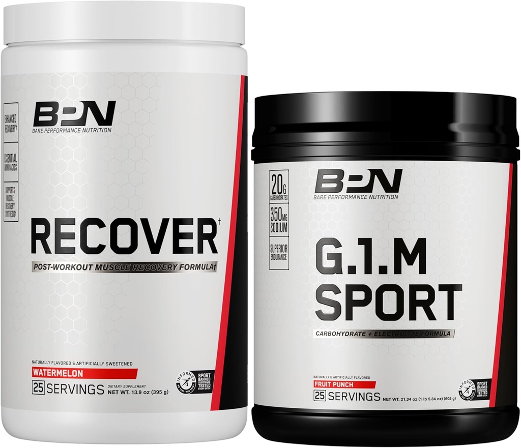 BARE PERFORMANCE NUTRITION BPN Recover & G1M Fruit Punch Bundle