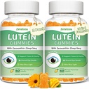 2 Pack Lutein Gummies 25mg, Sugar Free Lutein Zeaxanthin Supplements Gummies, Eye Health Supplement for Adults, Eye Vitamins Lutein for Vision and Blue Light Protection, Mango Flavor, 120 Count