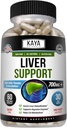 Kaya Naturals Liver Cleanse Detox & Repair - Milk Thistle Supplement - Liver Detox for Women and Men - Artichoke Extract and Dandelion Root Capsules - 60 Count
