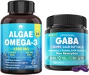 GABA Supplement +Vegan Omega-3 Algae Oil