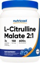 Nutricost L-Citrulline Malate 2:1 (600 Grams) (Blue Raspberry)