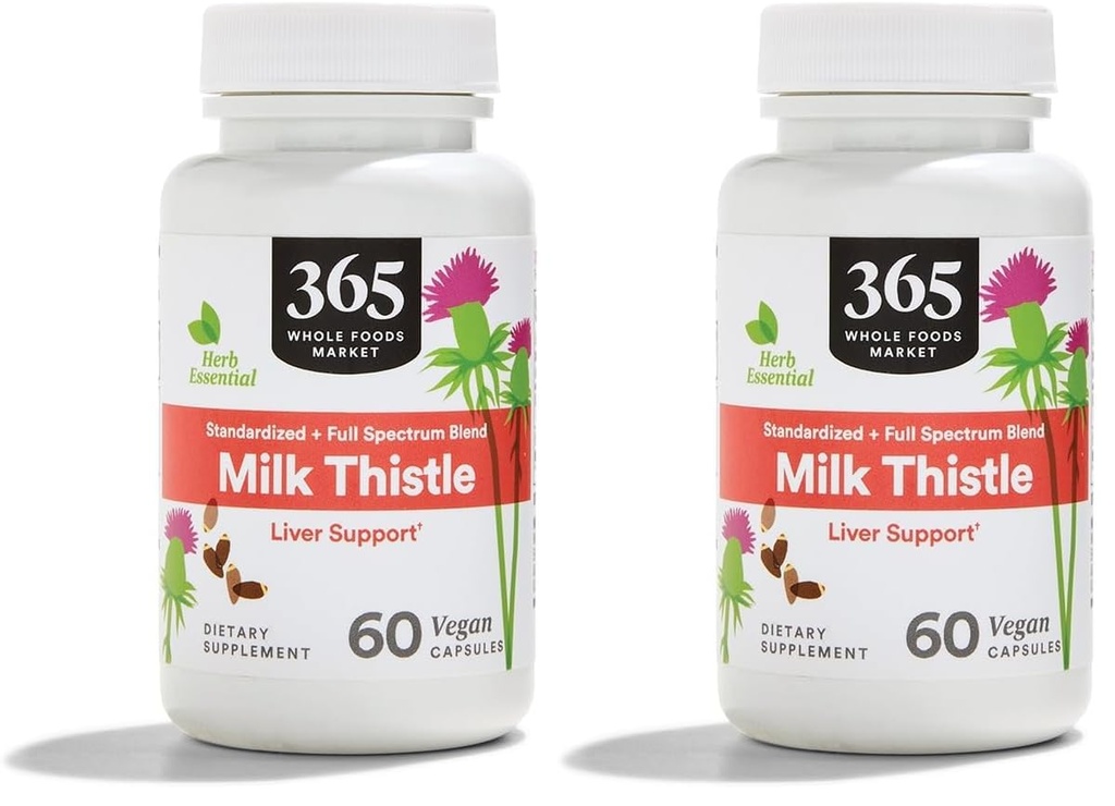 365 By Whole Foods Market, Milk Thistle, 60 Count (Pack of 2)