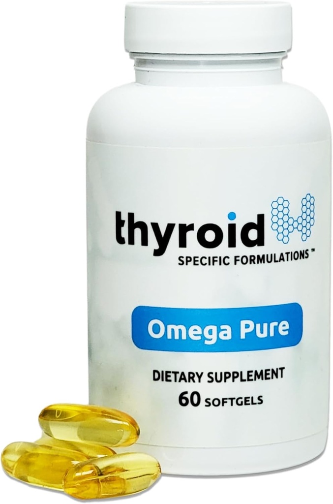 Omega Pure - Omega 3 Fish Oil 1000 mg | Omega 3 Fatty Acid Supplements from Icelandic Anchovies | Burpless Fish Oil Supplements for Men & Women, 60 Softgels.