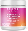 Pink Stork Pregnancy & Postpartum Protein Powder for Women, 20g Whey & Collagen, Prenatal & Breastfeeding Protein Shake Mix for Energy, Recovery & Hydration, Chocolate, 15 Servings
