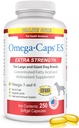 Omega-Caps ES for Large & Giant Dogs - Omega 3, Vitamins, Minerals, Antioxidants - Support Immune System, Joints, Heart, and Brain - 250 Softgel Capsules