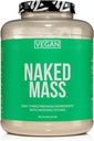 NAKED Vegan Mass - Natural Vegan Weight Gainer Protein Powder - 1,230 Calories, Non-GMO, Soy & Gluten Free, No Artificial Ingredients - 8LB Bulk - 11 Servings