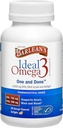 Barlean's Ideal Omega 3 Nutritional Supplement Softgels with 1,000mg EPA/DHA for Heart, Mind, and Mood - Certified Sustainable Seafood, Pharmaceutical Grade - 30-Count