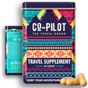 Travel Vitamin Supplement for Flight and Daily, Jet Lag, Energy, Immune, Digestion Support, Promote Calmness with Ashwagandha, Rhodiola, Chia & D3 for Better Sleep & Mood | Vegan, 60 Count