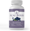 PURE ORIGINAL INGREDIENTS Acai Berry (100 Capsules) No Magnesium Or Rice Fillers, Always Pure, Lab Verified