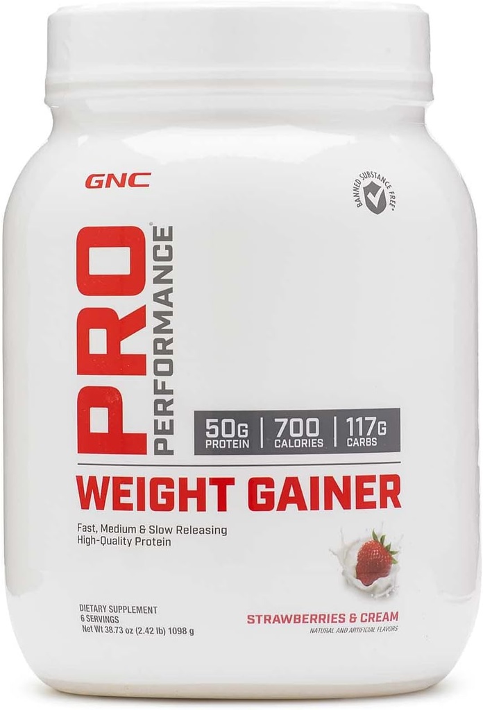 GNC Pro Performance Weight Gainer - Double Chocolate - 2.5 lb