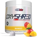 EHP Labs OxyShred Pre Workout Powder - Preworkout Powder with L Glutamine & Acetyl L Carnitine, Energy Boost Drink - Mango, 60 Servings
