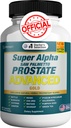 Super Alpha Saw Palmetto Prostate Advanced - Prostate Health Supplement for Men - Supports Urinary Tract Health, Reduces Urgency, and Improves Bladder Emptying (60, Men)