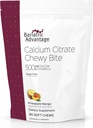 Bariatric Advantage Calcium Citrate Chewy Bites 500 mg with Vitamin D3 - Chewable Supplement for Bariatric Surgery Patients - Sugar-Free Calcium Chews - Pineapple Mango - 90 Count