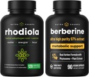 NutraChamps Complete Stress & Metabolic Balance: Rhodiola & Berberine Duo